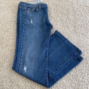 PAIGE (LAUREL CANYON) JEANS DISTRESSED BOOTCUT SIZE 32